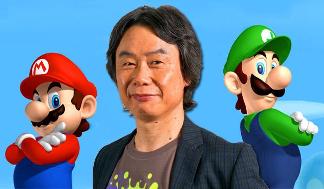 Shigeru Miyamoto ci svela come è nato il nuovo film d'animazione di Super Mario Shigeru Miyamoto posa con Mario e Luigi