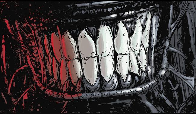 Guarda le prime pagine dell'Aliens Universe a fumetti