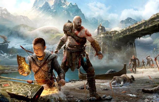 Sony Santa Monica punta in alto per il futuro di God of War Atreus e Kratos in God of War