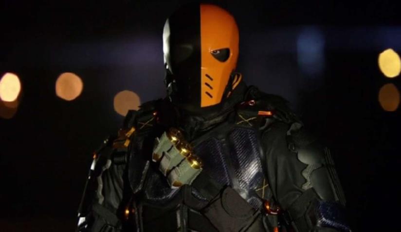 L'idea dello spinoff per Deathstroke da Arrow Deathstroke sul set di Arrow