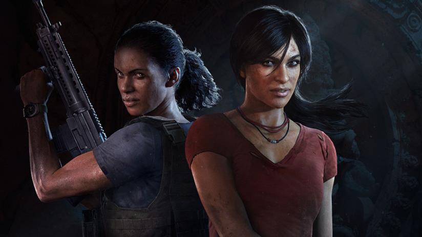 La storia di Uncharted: L'Eredità Perduta nel trailer dell'E3 2017 Nadine e Chloe posano sulla copertina di Uncharted: L'Eredità Perduta