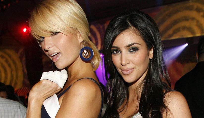 Kim Kardashian diventa bionda e fa gli auguri a Paris Hilton Primo piano di Kim Kardashian e Paris Hilton