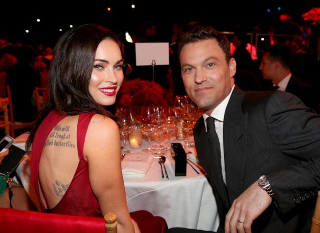 Brian Austin Green parla della gravidanza di Megan Fox Primo piano di Megan Fox e Brian Austin Green