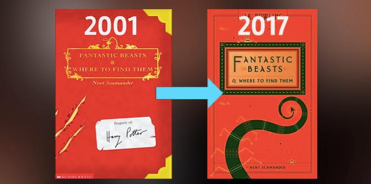 Animali Fantastici e Dove Trovarli: le edizioni del libro Le due edizioni di Animali Fantastici e Dove Trovarli
