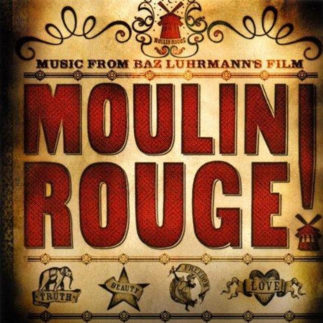 Colonna sonora Moulin Rouge! La copertina della colonna sonora di Moulin Rouge!
