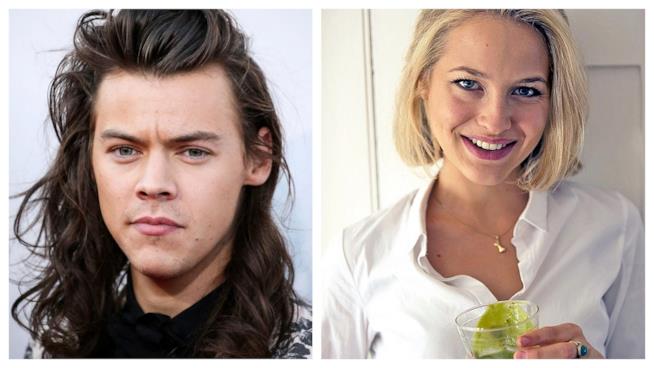 Harry Styles frequenta la food blogger Tess Ward Primo piano di Harry Styles e Tess Ward