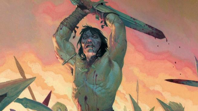 Conan by Esad Ribic Conan in un'illustrazione di Esad Ribic