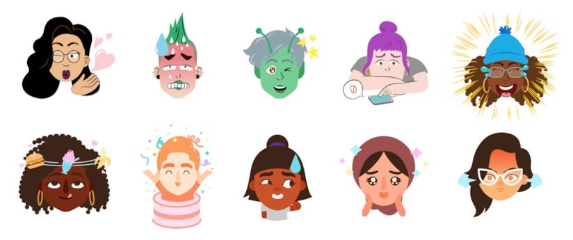 Arrivano i Mini, adesivi personali creati da un selfie Mini introdotti con un nuovo aggiornamento di Gboard