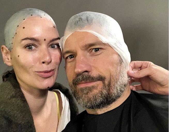 Le foto dal set del penultimo episodio di Game of Thrones 8 Lena Headey e Nikolaj Coster-Waldau sul set dell'episodio 5 di Game of Thrones 8