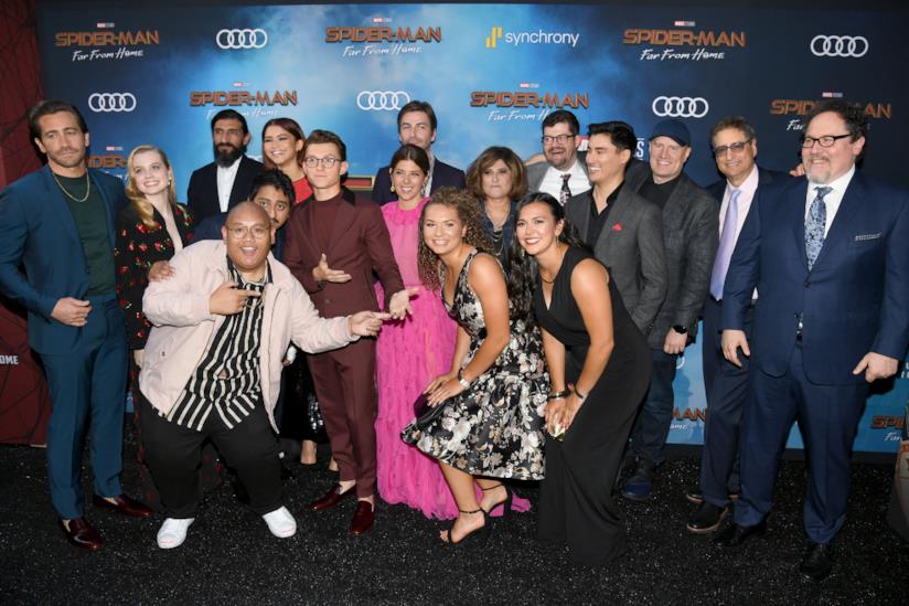 L'intervista a Kevin Feige e Amy Pascar per Far From Home Post anteprima con Kevin Feige, Amy Pascal e Tom Holland