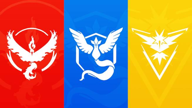 Pokémon GO, molto presto potremo catturare anche i Leggendari Moltres e Zapdos I loghi dei tre team di Pokémon GO