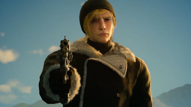 I primi 15 minuti di Final Fantasy XV: Episode Prompto in video Prompto impugna la sua pistola nel nuovo DLC di Final Fantasy XV