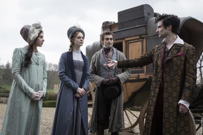 Recensione del film Mary Shelley Una scena dal film Mary Shelley