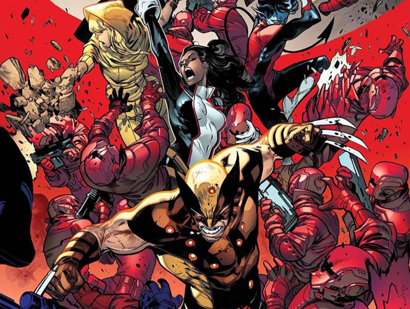 X-Men: tutto sul rilancio di Jonathan Hickman dell'universo mutante Dettaglio della cover di House Of X #4