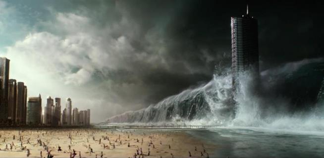 Geostorm, disaster movie con venature fantascientifiche Una scena apocalittica di Geostorm