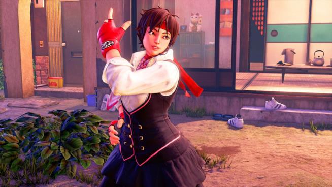 Street Fighter V, Sakura debutta in un nuovo trailer Sakura combatte in Street Fighter V