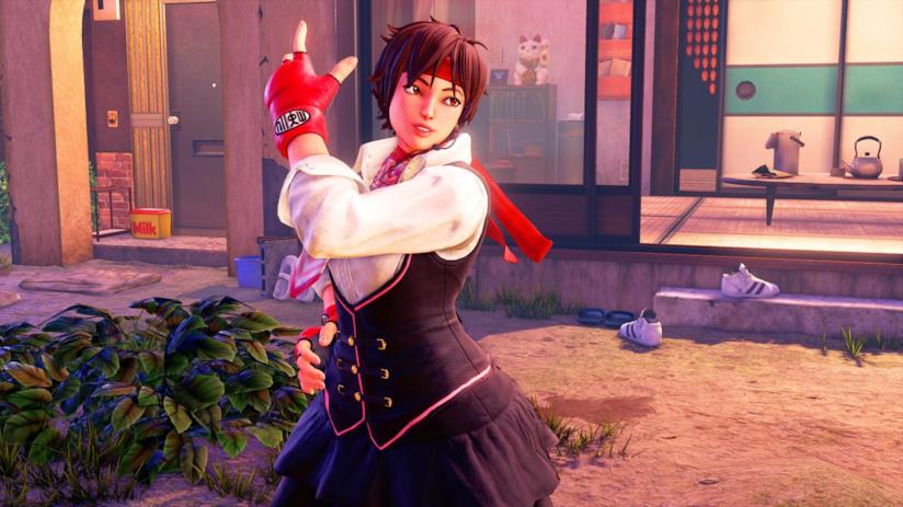 Street Fighter V, Sakura debutta in un nuovo trailer Sakura combatte in Street Fighter V