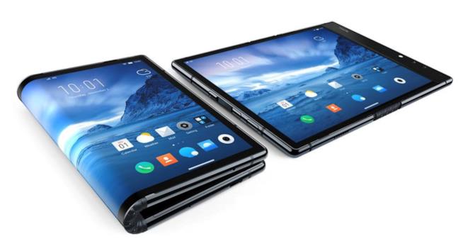 Il Royole FlexiPai è il primo smartphone reale pieghevole sul mercato Immagine stampa del Royole FlexiPai