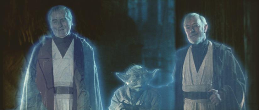Com'erano i fantasmi di Forza nelle prime versioni de Il ritorno dello Jedi? I fantasmi di Forza nel finale de Il ritorno dello Jedi