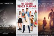 Weekend al cinema: i film in sala il 9 e 10 febbraio 2019 I poster dei film Il corriere - The Mule, 10 giorni senza mamma, Copperman