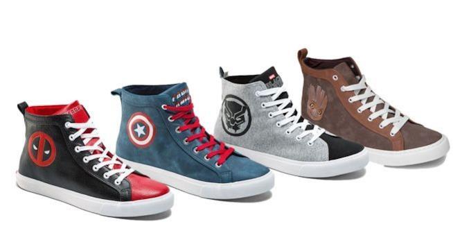 Da Black Panther a Baby Groot: le nuove sneakers Marvel Quattro nuovi modelli di sneakers Marvel in vendita su ThinkGeek
