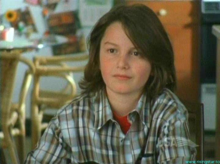 Benjy Fleming in una scena di Detective Monk Benky, il figlio di Sharona in Detective Monk