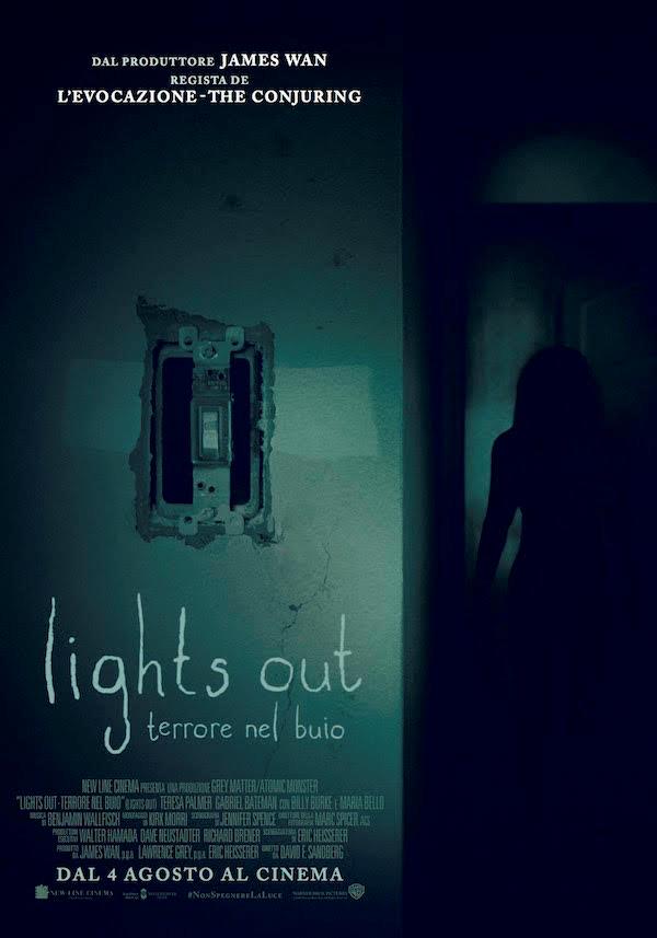 Poster di Lights Out Il poster ufficiale di Lights Out -Terrore nel Buio