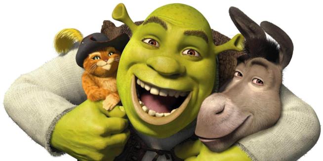Il reboot di Shrek è in lavorazione Shrek abbraccia il Gatto e Ciuchino