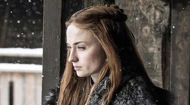 Lo sguardo corrucciato di Sansa Stark Una vera Lady: Sansa Stark