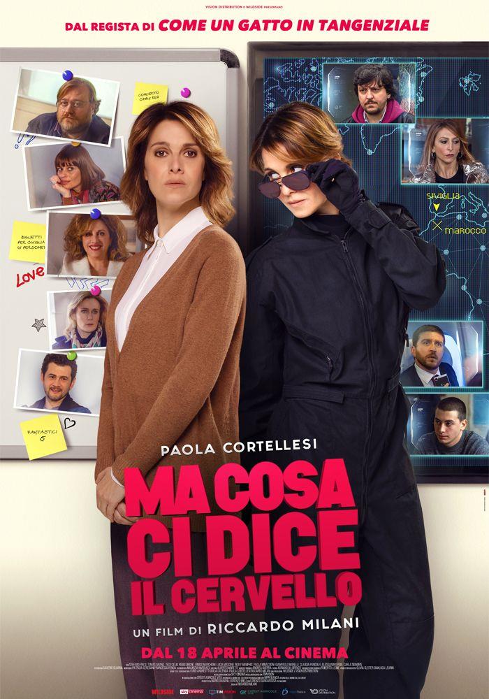 La locandina della commedia con Paola Cortellesi Ma cosa ci dice il cervello Il poster ufficiale di Ma cosa ci dice il cervello, la nuova commedia con Paola Cortellesi