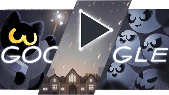Il Google Doodle di Halloween 2016 è un videogioco con protagonista un gatto Google Doodle di Halloween 2016