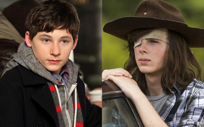 I ragazzini più odiati delle serie TV Henry Mills (sinistra) e Carl Grimes (destra)