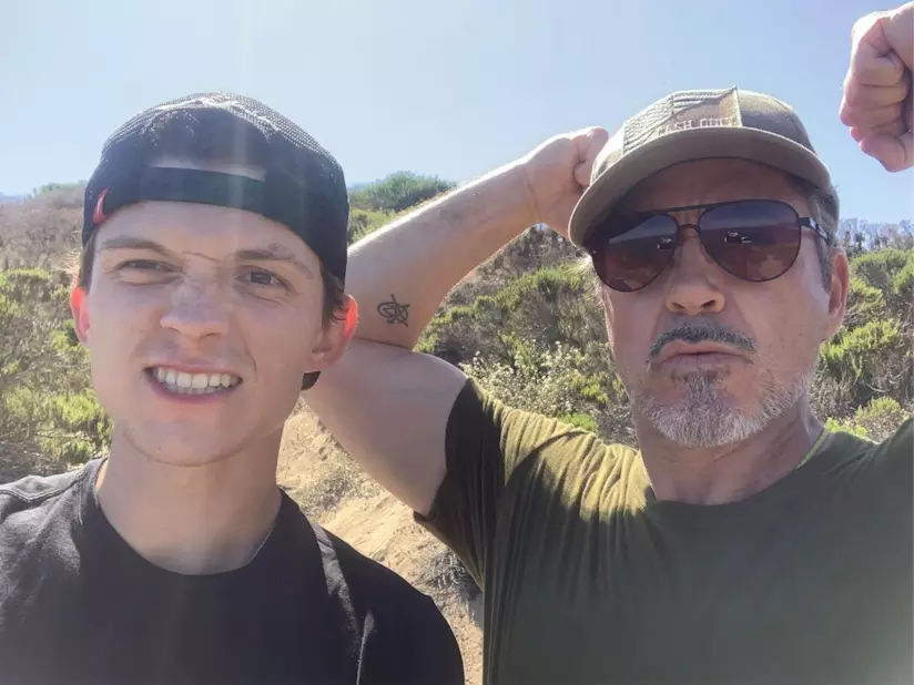 Reunion per Tom Holland e Robert Downey Jr. dopo Avengers: Endgame Tom Holland insieme a Robert Downey Jr.
