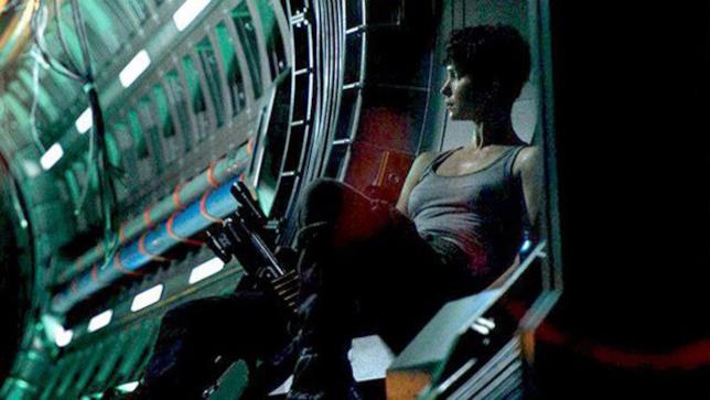 Katherine Waterston sul set Katherine Waterston sul set di Alien: Covenant