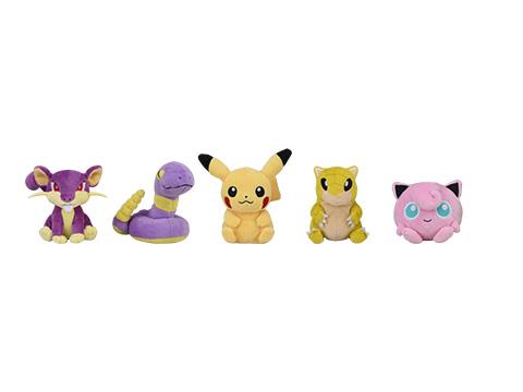 Arrivano i peluche Pokémon Fit Alcuni Pokémon Fit