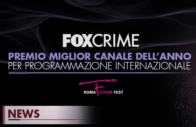#RFF2014: FoxCrime premiato come miglior canale