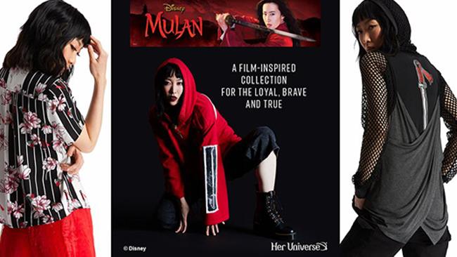 Mulan: lanciata la collezione di abbigliamento su Hot Topic Linea abbigliamento Mulan