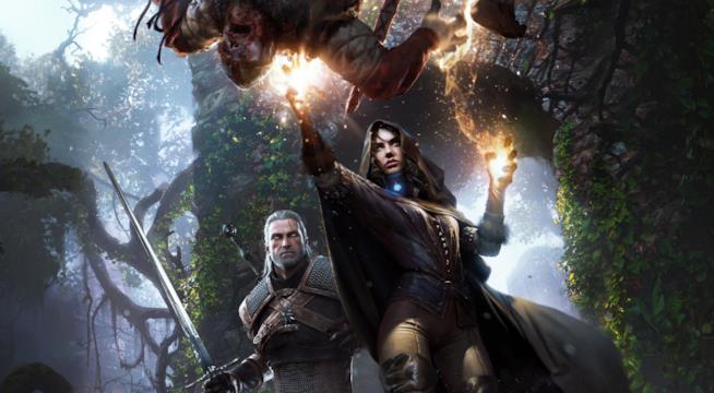 The Witcher 3, il DLC Blood and Wine in uscita il 30 maggio Geralt e Yennefer in un artwork ufficiale di The Witcher 3