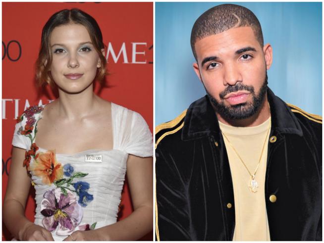 Millie Bobby Brown e Drake si sentono via SMS Millie Bobby Brown e Drake