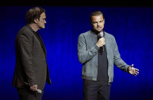 Tarantino e Di Caprio Quentin Tarantino e Leonardo Di Caprio