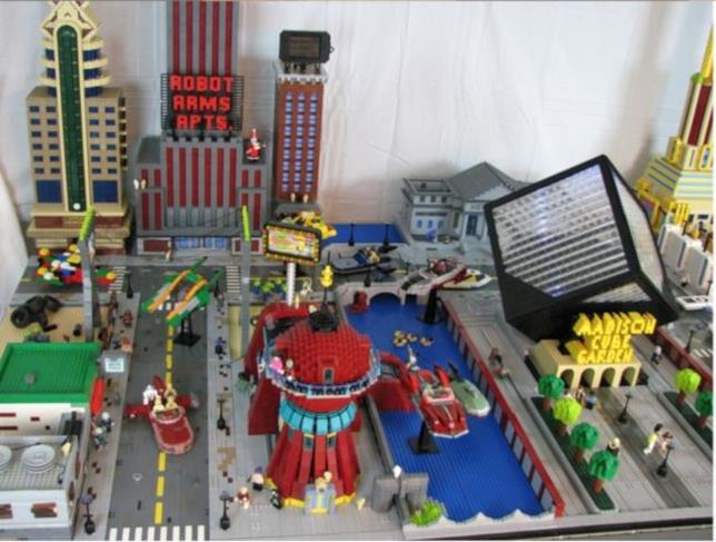 Dettagli del set LEGO Planet Express di Futurama