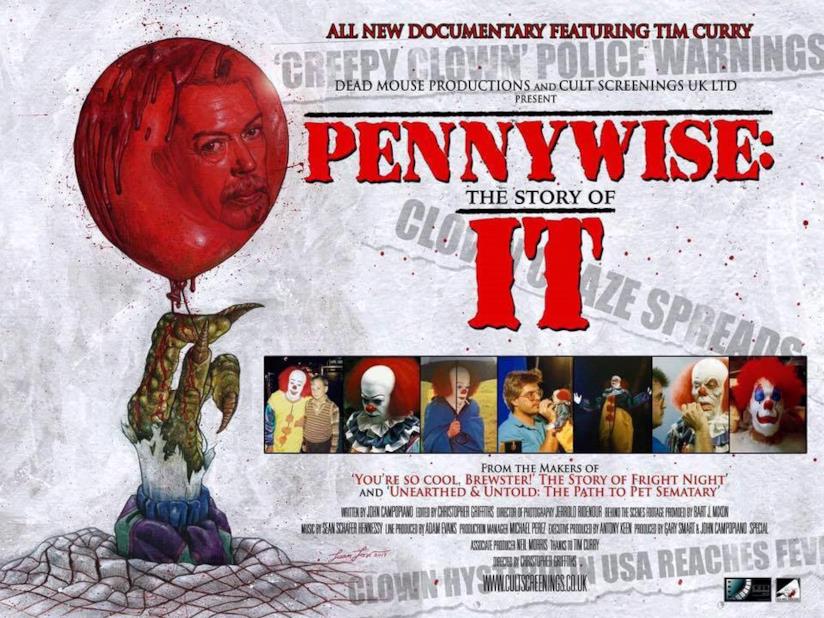 Pennywise: The Story of IT, il documentario arriverà in home-video Locandina di Pennywise: The Story of IT