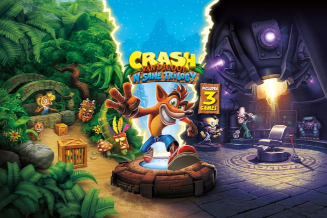 Crash Bandicoot N.Sane Trilogy, oggi in uscita il remake su PlayStation 4 La cover ufficiale di Crash Bandicoot N.Sane Trilogy