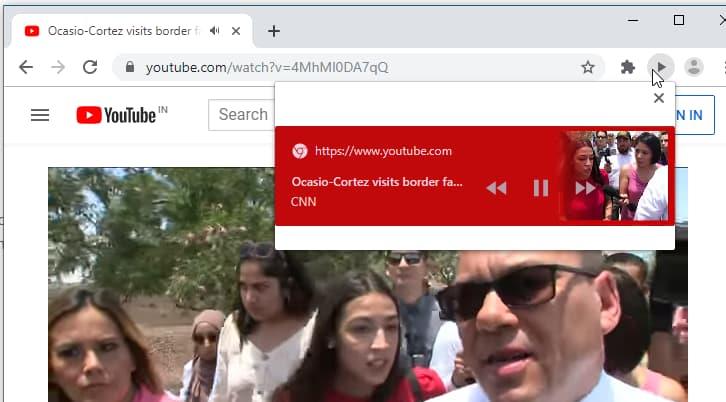 Google Chrome, in arrivo la funzione Global Media Controls Il player della nuova funzione Global Media Controls di Google Canary