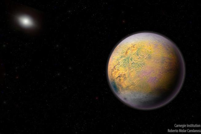 Scoperto Goblin, pianeta nano che attesterebbe l'esistenza del Pianeta 9 Una rappresentazione ipotetica del pianeta Goblin