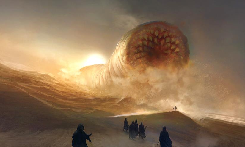 I sei romanzi che compongono la saga originale di Dune I sei volumi della saga di Dune nell'edizione Fanucci