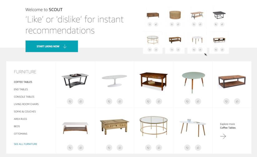 Scout, lo strumento di Amazon che aiuta gli utenti a scegliere prodotti Screen di Scout