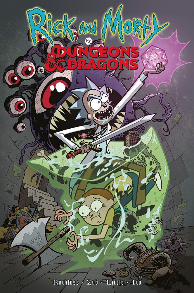 La copertina di Rick and Morty VS Dungeons & Dragons La copertina dell'edizione italiana di Rick and Morty VS Dungeons & Dragons