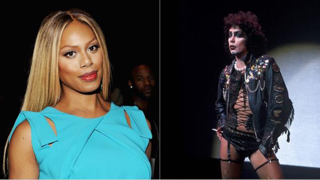 Laverne Cox alias Dr. Frank-N-Furter L'attrice Laverne Cox alias Dr. Frank-N-Furter