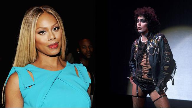 Laverne Cox alias Dr. Frank-N-Furter L'attrice Laverne Cox alias Dr. Frank-N-Furter